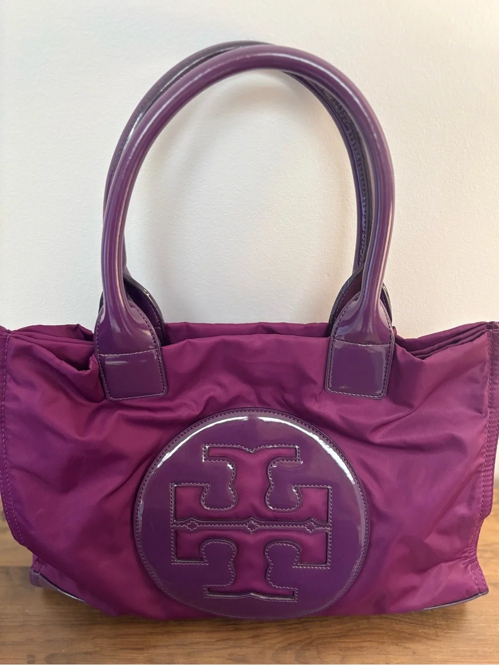 Tory Burch Purple Patent Tote - Color Discontinued